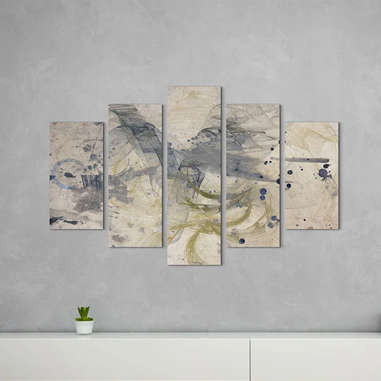 Enigma Scultpure Abstract 1051 Graphic Art Print Multi-Piece Image on Canvas