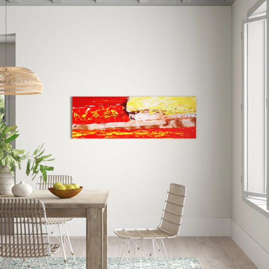Enigma Panorama Abstract 671 Graphic Art Print on Canvas
