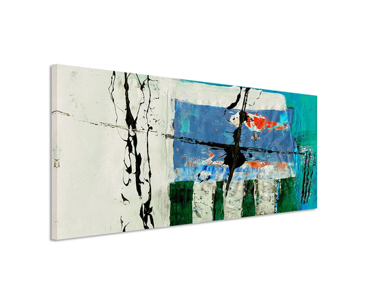 Enigma Panorama Abstract 573 Graphic Art Print on Canvas