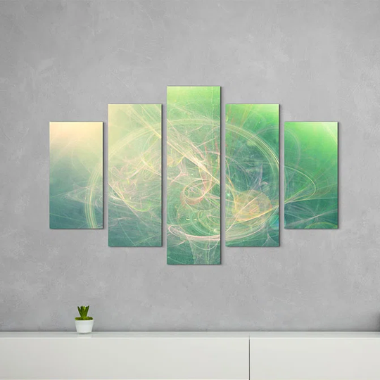 Enigma Sculpture Abstract 1034 Graphic Art Print Multi-Piece Image on Canvas