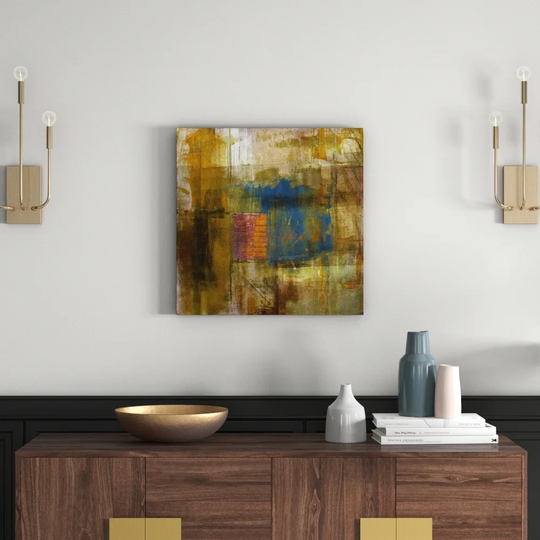 Enigma Abstract 822 Graphic Art Print on Canvas