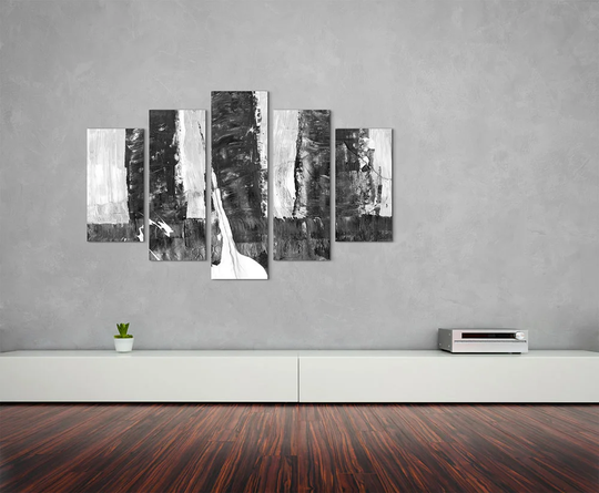Enigma Abstract 501 Graphic Art Print Multi-Piece Image on Canvas