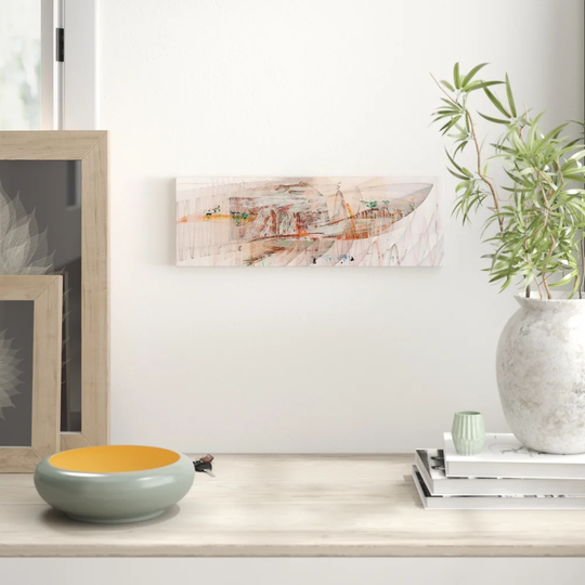 Enigma Panorama Abstract 1426 Graphic Art Print on Canvas