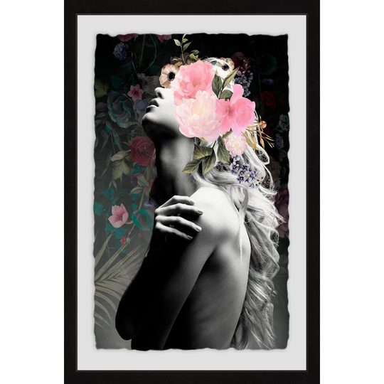 Floral Beauty II - Picture Frame Graphic Art Print on Paper