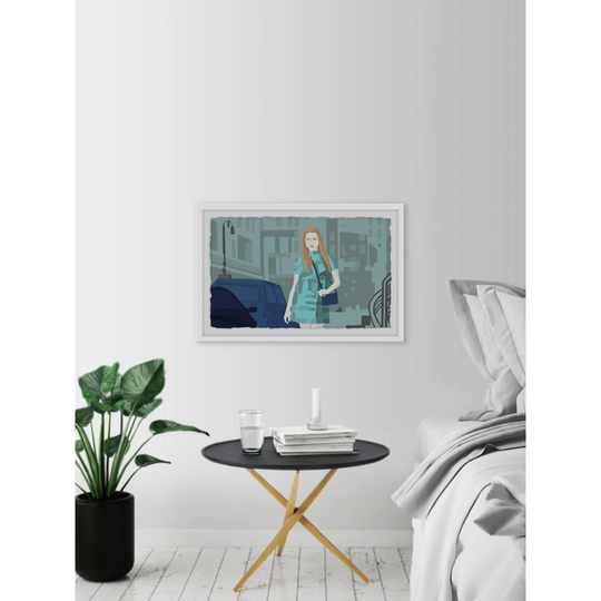 Travel in Fashion - Picture Frame Graphic Art Print on Paper