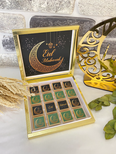 Eid Mubarak Chocolate Box, Wedding Gift, Baby Shower Chocolates, Engagement Chocolate, Ramadan Mubarak Gift, Eid-Al-Fitr