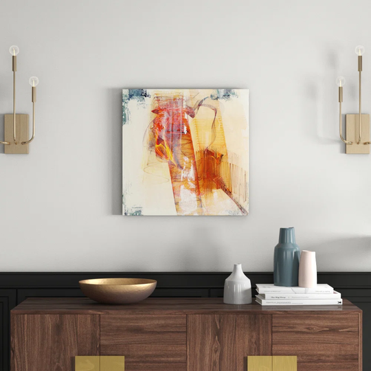 Abstract 767 Graphic Art Print on Canvas