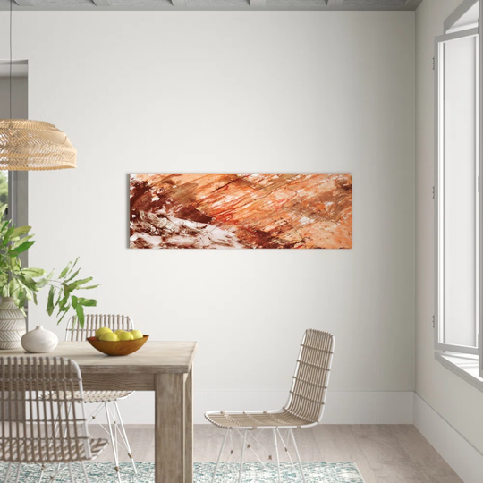 Enigma Panorama Abstract 615 Graphic Art Print on Canvas