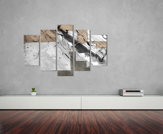 Enigma Abstract 504 Graphic Art Print Multi-Piece Image on Canvas
