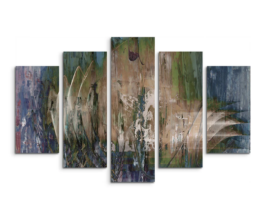 Enigma Sculpture Abstract 1374 Graphic Art Print Multi-Piece Image on Canvas