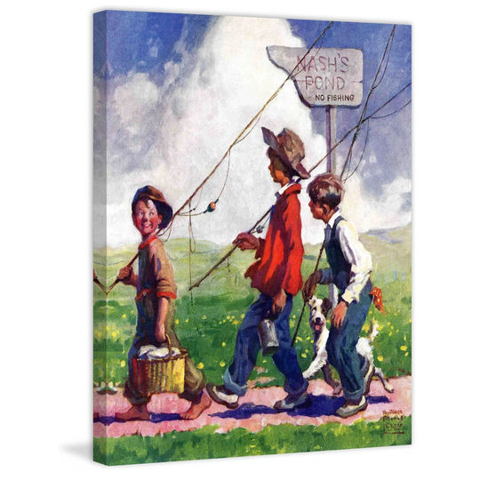 Baseball Batter by J.F. Kernan - Wrapped Canvas Graphic Art Print