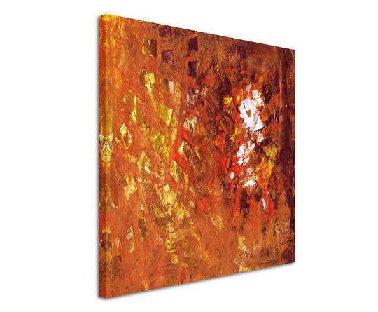 Abstract 849 Graphic Art Print on Canvas