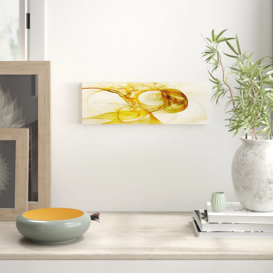 Enigma Panorama Abstract 1370 Graphic Art Print on Canvas