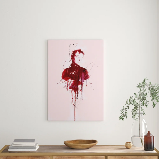 Enigma Audrey Hepburn III Graphic Art Print on Canvas