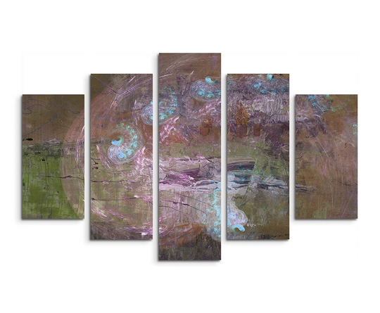 Enigma Sculpture Abstract 1235 Graphic Art Print Multi-Piece Image on Canvas