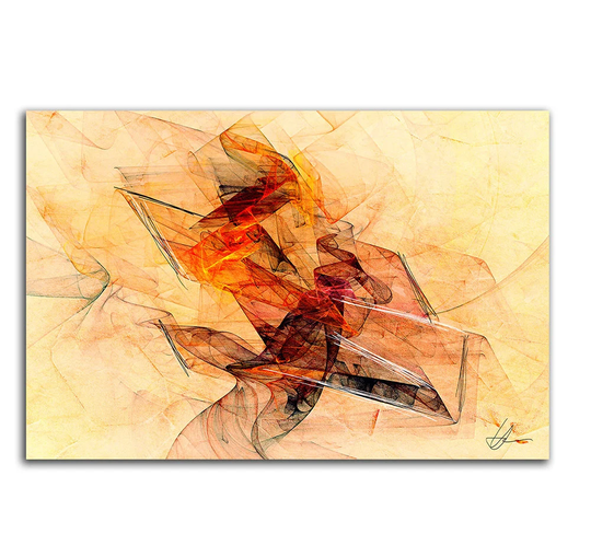 Abstract 205 - Wrapped Canvas Panoramic Graphic Art Print on Canvas