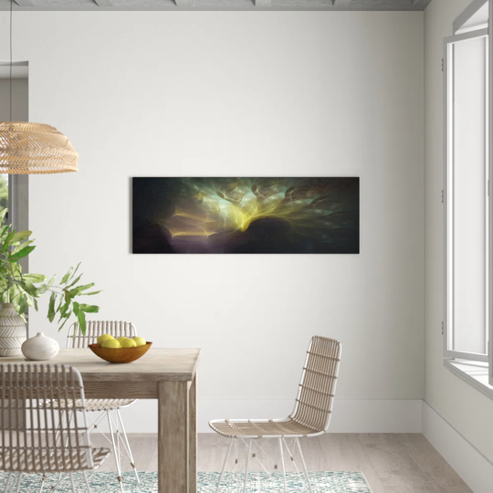 Enigma Panorama Abstract 1012 Graphic Art Print on Canvas
