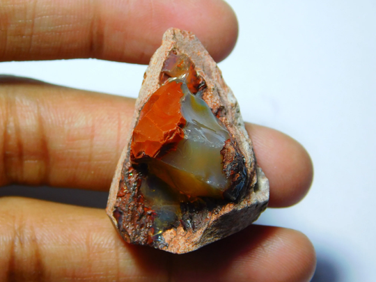Natural Mexican Opal Druzy Gemstone Gorgeous Cabochon Excellent Quality Loose Stone 70Cts.(46x25mm