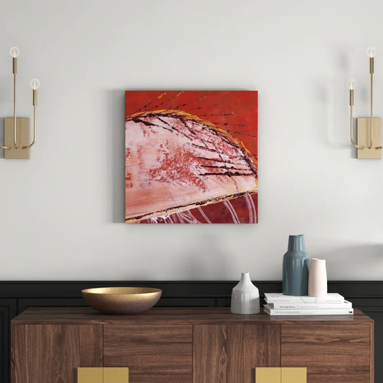 Enigma Abstract 669 Graphic Art Print on Canvas