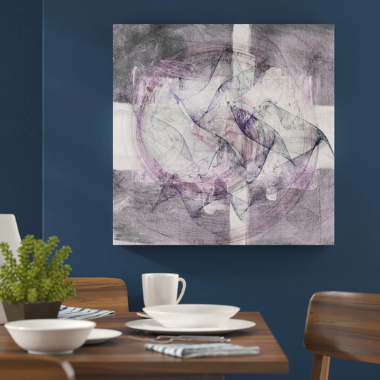 Abstract 1316 Graphic Art Print On Canvas