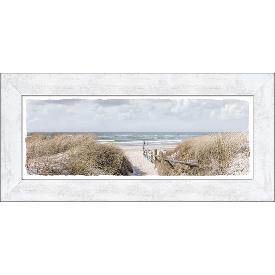 Way to Beach - Picture Frame Graphic Art Print on Paper