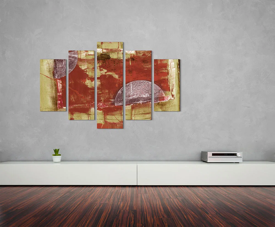 Enigma Abstract 735 Graphic Art Print Multi-Piece Image on Canvas