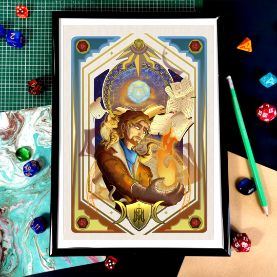 Critical Role, Caleb Widogast - A5 Print