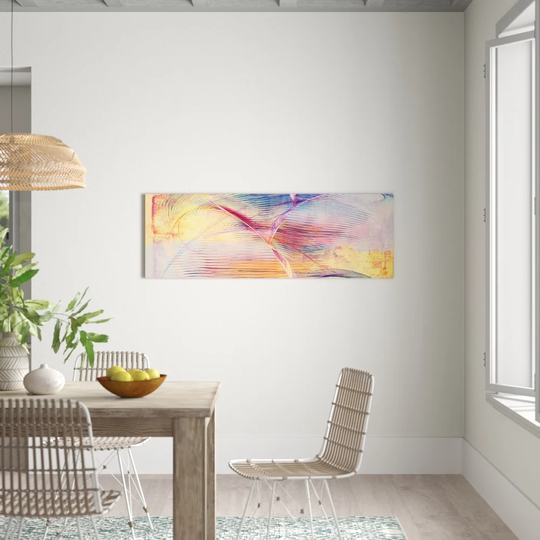Panorama Abstract 146 Graphic Art Print on Canvas