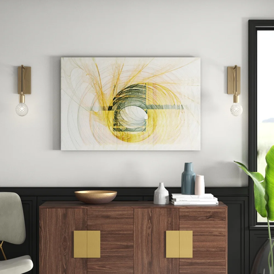 Enigma Abstract 1282 Graphic Art Print on Canvas