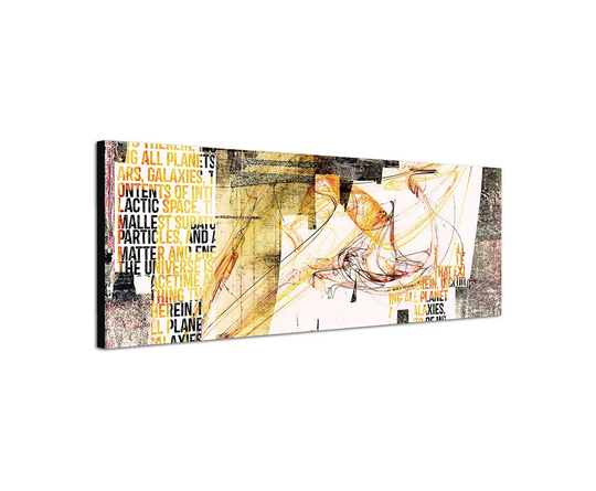 Enigma Panorama Abstract 246 Graphic Art Print on Canvas