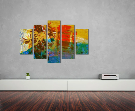 Enigma Abstract 541 Graphic Art Print Multi-Piece Image on Canvas