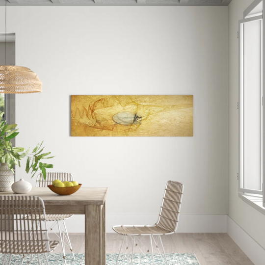 Enigma Panorama Abstract 1073 Graphic Art Print on Canvas