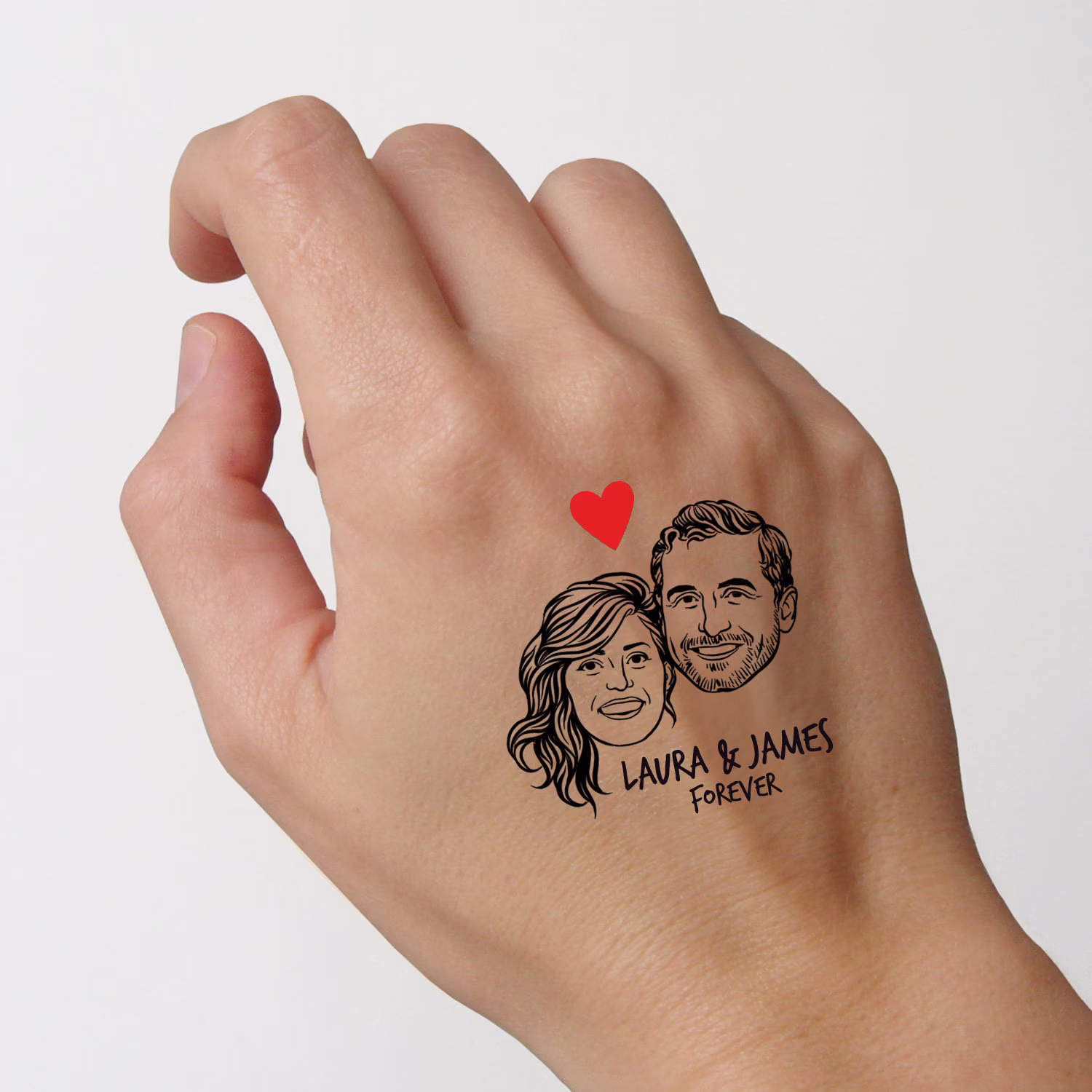 Tatouage Temporaire Personnalisable Pour Mariage