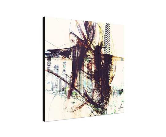 Enigma 330 Abstract Graphic Art Print on Canvas