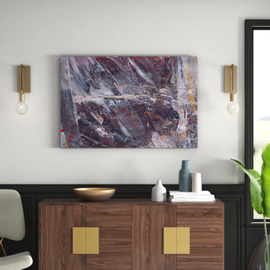 Enigma Abstract 882 Graphic Art Print on Canvas