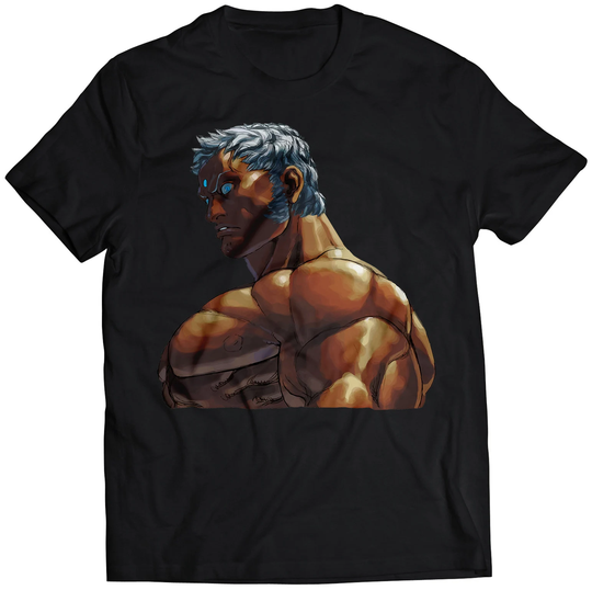Urien Sf3 3rd Strike 3S Portrait T-Shirt | Vector