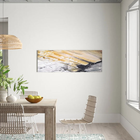 Enigma Panorama Abstract 673 Graphic Art Print on Canvas