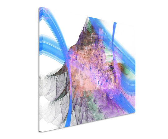 Enigma Abstract 1458 Graphic Art Print on Canvas