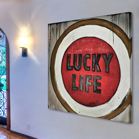 Lucky Life by Tori Campisi - Wrapped Canvas Graphic Art Print
