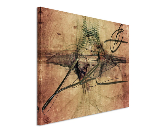 Enigma Abstract 1085 Graphic Art Print on Canvas