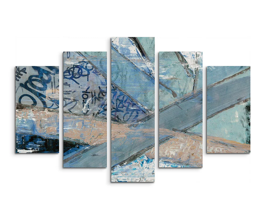 Abstract 612 Graphic Art Print Multi-Piece Image on Canvas