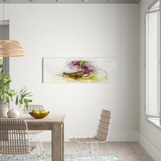 Enigma Panorama Abstract 1309 Graphic Art Print on Canvas