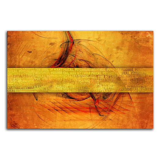 Enigma Abstract 074 Graphic Art Print on Canvas