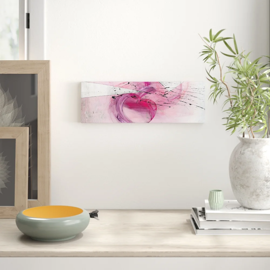 Panorama Abstract 1414 Graphic Art Print on Canvas