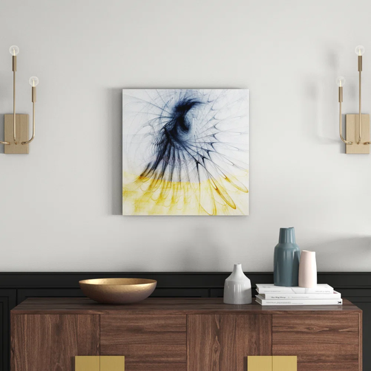 Enigma Abstract 1476 Graphic Art Print on Canvas