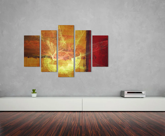 Enigma Scultpure Abstract 1154 Graphic Art Print Multi-Piece Image on Canvas