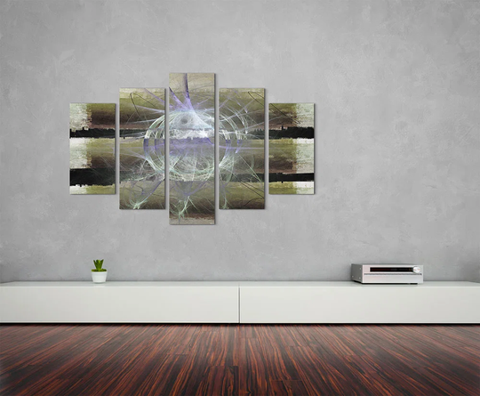 Enigma Scultpure Abstract 1284 Graphic Art Print Multi-Piece Image on Canvas