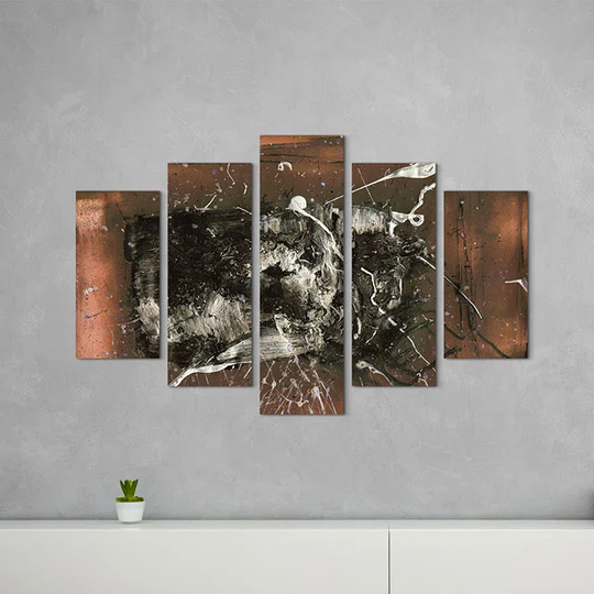 Enigma Abstract 852 Graphic Art Print Multi-Piece Image on Canvas