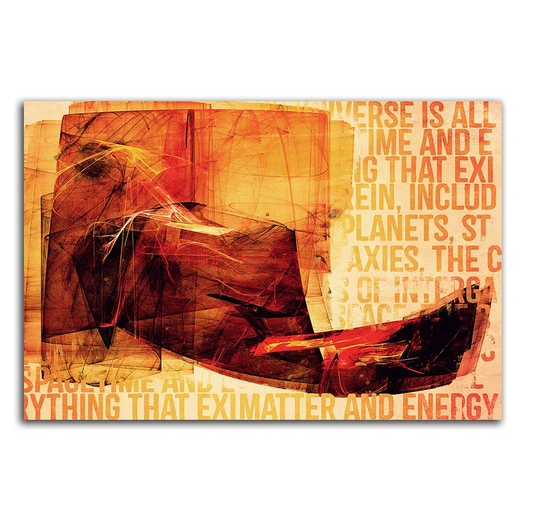Enigma Abstract 214 Graphic Art Print on Canvas