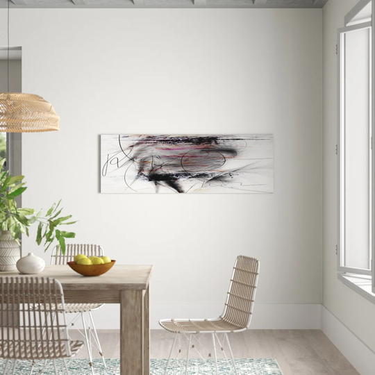 Panorama Abstract 1192 Graphic Art Print on Wrapped Canvas